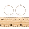 Ion Plating(IP) 316L Surgical Stainless Steel Hoop Earring Findings STAS-D164-01RG-4