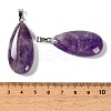 Natural Amethyst Pendants GG-CBACB71-02P-02-3