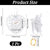 PE Foam Flower Ring Holder Pillow AJEW-WH20816-224A-2
