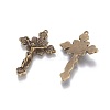 Tibetan Style Alloy Pendants TIBEP-3035-AB-NR-2