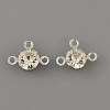 Brass Pave Clear Glass Chandelier Component Links FIND-WH0152-919S-1