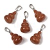 Synthetic Goldstone Pendants G-B127-03P-09-2