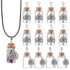20Pcs Alloy Glass Bottle European Dangle Charms PALLOY-GA0001-14-1