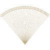 40Pcs Ring Shaped Steel Wire Name Card Clip Holder AJEW-CN0006-50-7