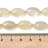 Natural Lemon Quartz(Heated)  Beads Strands G-A295-A11-01-5