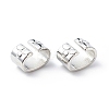 Alloy Slide Charms PALLOY-I036-P-2