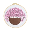 Gypsophila Pattern DIY Embroidery Kit DIY-P077-050-1