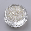 6/0 Grade A Round Glass Seed Beads X-SEED-A022-F6-34-2