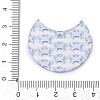 Printed Opaque  Acrylic Pendants FIND-K017-10A-3
