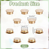Brass 3D Nail Art Rotary Bearing for Nail Art Designs MRMJ-WH0091-26A-2