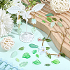 350Pcs 10 Styles Transparent Acrylic Pendants OACR-PA0001-23-4