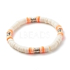 Synthetic Hematite & Polymer Clay Hieishi Stretch Bracelets Set for Women BJEW-JB07430-7