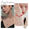 200Pcs DIY Half Round Pendant Making Kits DIY-AR0001-38AS-5