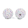 AB-Color Resin Rhinestone Beads X-RESI-S315-14x16-16-2