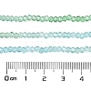 Transparent Painted Glass Beads Strands X1-DGLA-A034-T2mm-A16-3