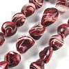 Dyed Natural Trochus Shell Beads Strands BSHE-Z006-02C-1