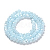 Electroplate Opaque Glass Beads Strands LS-EGLA-A035-P4mm-A10-2