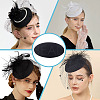 Cloth Round Fascinator Hat Base for Millinery Magic AJEW-WH0270-739B-4