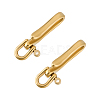 2Pcs Brass Shackle Clasps KK-PH0012-62B-G-1