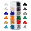 480Pcs 12 Colors Imitate Austrian Crystal Bicone Glass Beads GLAA-FS0001-66-1