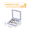 Square Plastic Jewelry Presentation Boxes CON-WH0097-04-2