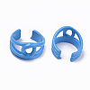 Spray Painted Alloy Cuff Rings RJEW-T011-22A-RS-2
