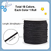   18 Rolls 18 Colors Chinlon Thread OCOR-PH0002-61-2