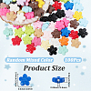 100Pcs Opaque Acrylic Beads OACR-PA0001-57-2