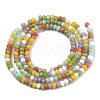 Opaque Glass Beads Strands X-GLAA-N041-005A-01-2