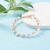 Natural White Moonstone Braided Beaded Bracelet BJEW-JB07997-01-2