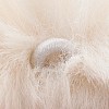 Handmade Faux Rabbit Fur Pom Pom Ball Covered Pendants X-WOVE-F020-A04-2