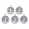 Non-Tarnish 201 Stainless Steel Pendants STAS-N092-17-1