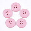 Painted Wooden Buttons X-WOOD-Q040-001C-1