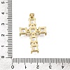 Brass Pave Cubic Zirconia Pendants CU-CBAE7DF-11G-C02-3