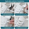 180Pcs 6 Style Zinc Alloy Ribbon Crimp Ends FIND-CA0004-51-6