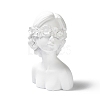 Girl Bust Resin Necklace Display Stands ODIS-A012-05A-2