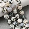 Natural Tree Agate Beads Strands G-D105-A05-1