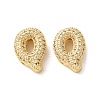 Rack Plating Brass Micro Pave Cubic Zirconia Slide Charms KK-C084-34G-Q-1