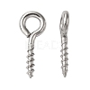 Tarnish Resistant 304 Stainless Steel Screw Eye Pin Peg Bails X-STAS-L234-165C-P-1