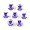 Transparent Acrylic Enamel Beads MACR-N008-60E-3