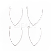 Ion Plating(IP) 316 Stainless Steel Earrings Finding STAS-B025-02P-3