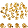 30Pcs Brass Crimp Beads KK-BBC0024-23G-1
