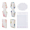 500Pcs 5 Style  Paper Necklace Display Cards DIY-YS0001-27-1
