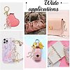 2Pcs 2 Style Alloy Rhinestone Keychain Sets KEYC-WR0001-01M-3