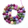 Natural Quartz Beads Strands G-N355-8mm-31-2