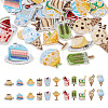 22Pcs 11 Style Summer Theme Food Computerized Embroidery Cloth Self Adhesive Patches DIY-BT0001-56-2