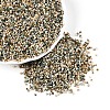 Spray Painted Picasso Cylinder Glass Seed Beads GLAA-T028-12A-10-1