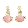 Alloy Rhinestone Pendants FIND-D044-22G-03-1
