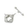 SHEGRACE Bras Micro Pave Clear Cubic Zirconia Toggle Clasps XGRQ5F903-817P-2