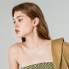 30Pcs Brass Stud Earring Findings and 30Pcs Earring Backs Sets KK-AR0001-91G-NR-6